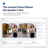 Show the face-following image